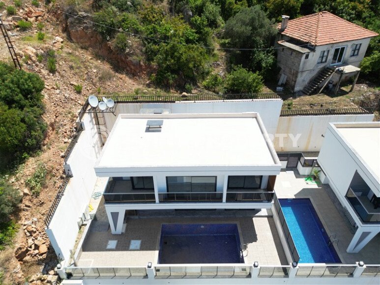 Стильная модерн-вилла, 157 м², район Бекташ, гражданство, вид на море-id-10599-photo-49