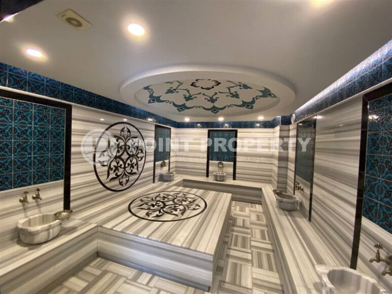 Cozy 2+1 apartment, 70 m², Mahmutlar district, first line to the coast and sea view-id-10609-photo-19