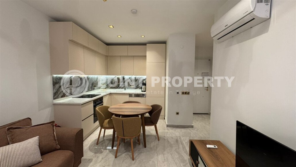 Комфортабельная квартира 50 м², премиальный комплекс с собственным пляжем, центр Аланьи-id-10613-photo-3