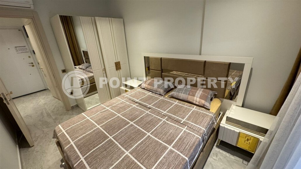 Комфортабельная квартира 50 м², премиальный комплекс с собственным пляжем, центр Аланьи-id-10613-photo-6