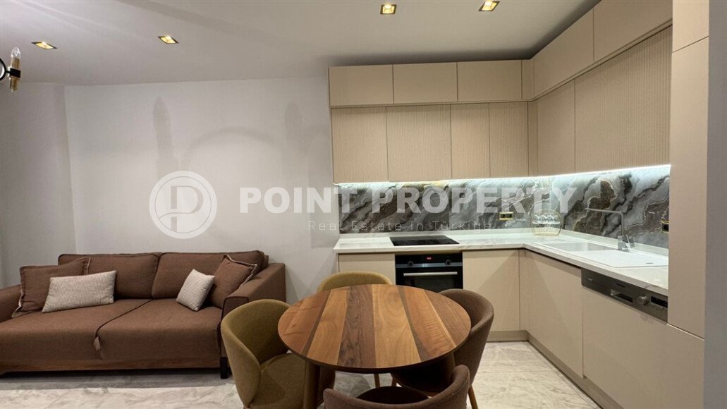 Комфортабельная квартира 50 м², премиальный комплекс с собственным пляжем, центр Аланьи-id-10613-photo-7