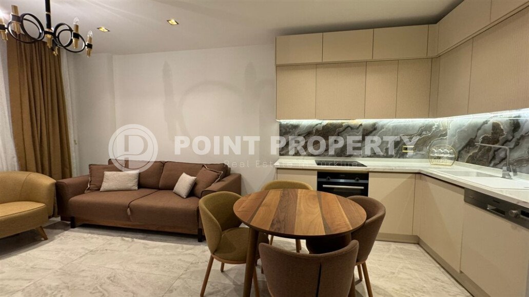 Комфортабельная квартира 50 м², премиальный комплекс с собственным пляжем, центр Аланьи-id-10613-photo-8