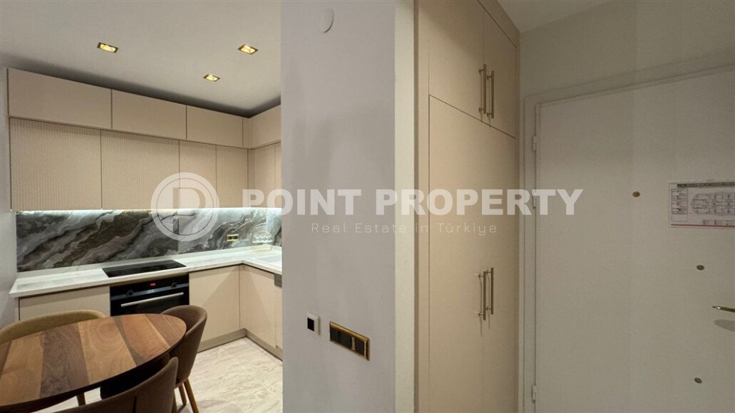 Комфортабельная квартира 50 м², премиальный комплекс с собственным пляжем, центр Аланьи-id-10613-photo-9