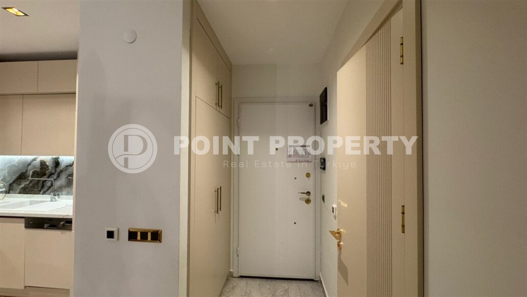 Комфортабельная квартира 50 м², премиальный комплекс с собственным пляжем, центр Аланьи-id-10613-photo-16