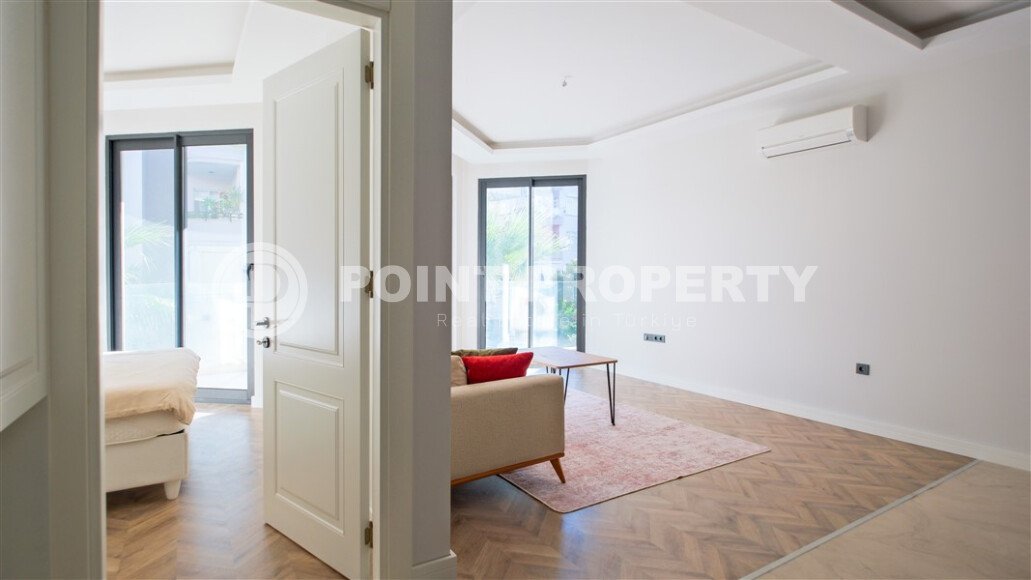 Светлая квартира 55 м², район Аланья, первая линия, краткосрочная аренда-id-10615-photo-1