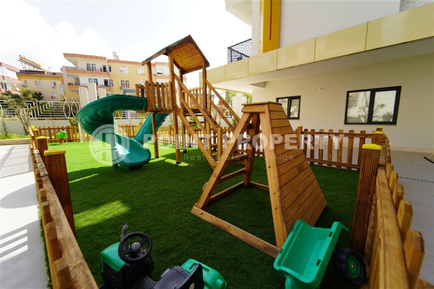 Оснащённая семейная квартира 90 м², центр Аланьи, краткосрочная аренда-id-10618-фото-3