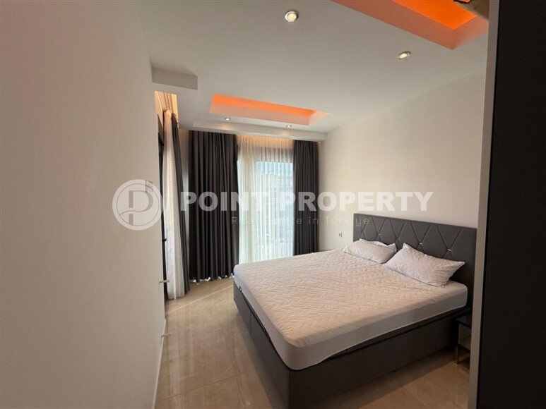 Оснащённая семейная квартира 90 м², центр Аланьи, краткосрочная аренда-id-10618-фото-8