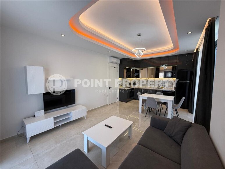 Оснащённая семейная квартира 90 м², центр Аланьи, краткосрочная аренда-id-10618-фото-13