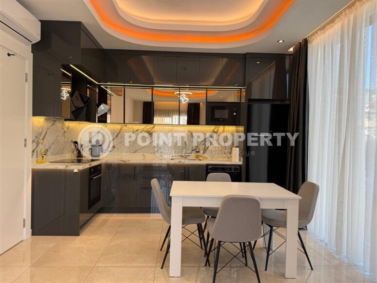 Оснащённая семейная квартира 90 м², центр Аланьи, краткосрочная аренда-id-10618-фото-16