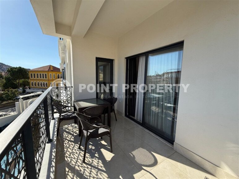 Оснащённая семейная квартира 90 м², центр Аланьи, краткосрочная аренда-id-10618-фото-17