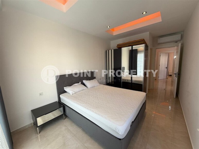 Оснащённая семейная квартира 90 м², центр Аланьи, краткосрочная аренда-id-10618-фото-19