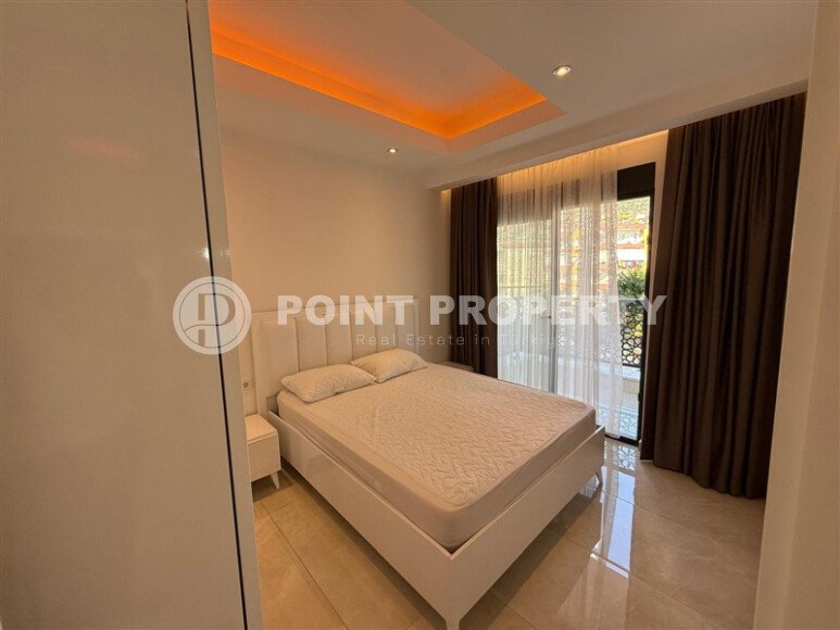 Оснащённая семейная квартира 90 м², центр Аланьи, краткосрочная аренда-id-10618-фото-23