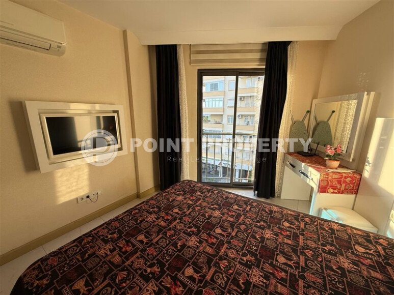 Уютная квартира 50 м², центр Аланьи, пляж Клеопатры, ВНЖ-id-10619-фото-4