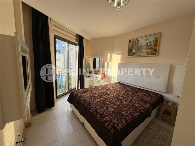 Уютная квартира 50 м², центр Аланьи, пляж Клеопатры, ВНЖ-id-10619-фото-12