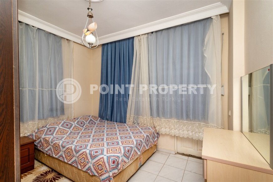 Уютная 1+1 — 62 м2 с двумя балконами, район Сарай, центр Аланьи-id-10623-фото-11