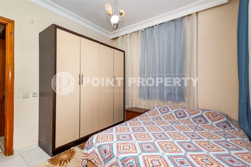 Уютная 1+1 — 62 м2 с двумя балконами, район Сарай, центр Аланьи-id-10623-фото-12