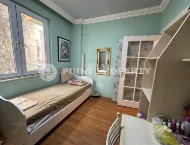 Уютная на первой береговой линии 95 м², район Махмутлар, частичный вид на море-id-10629-фото-5