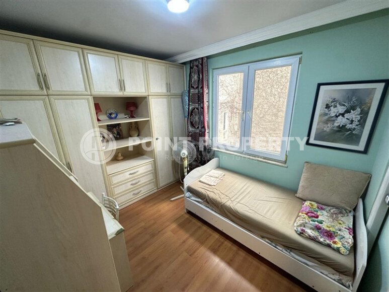 Уютная на первой береговой линии 95 м², район Махмутлар, частичный вид на море-id-10629-фото-7