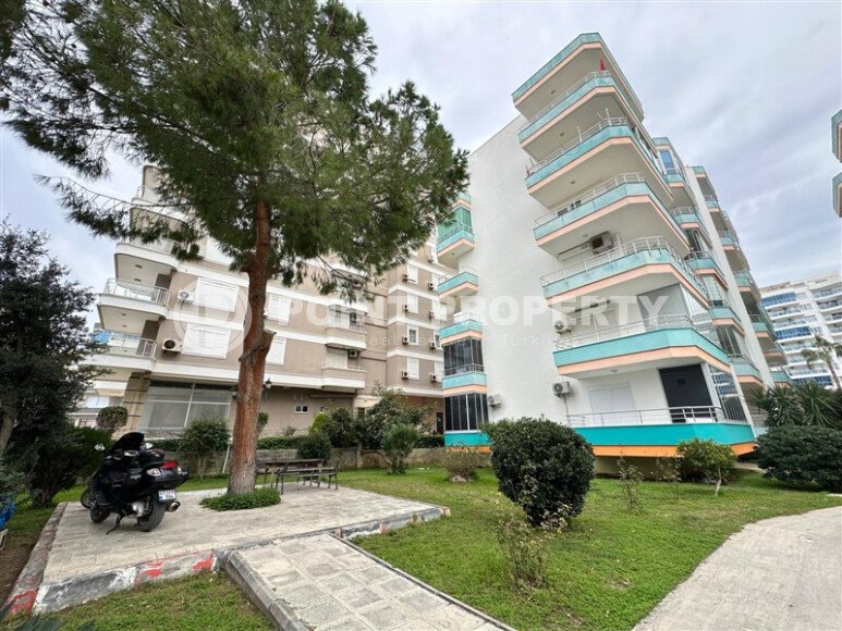 Уютная на первой береговой линии 95 м², район Махмутлар, частичный вид на море-id-10629-фото-14