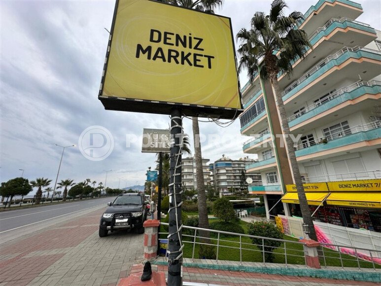 Уютная на первой береговой линии 95 м², район Махмутлар, частичный вид на море-id-10629-фото-21