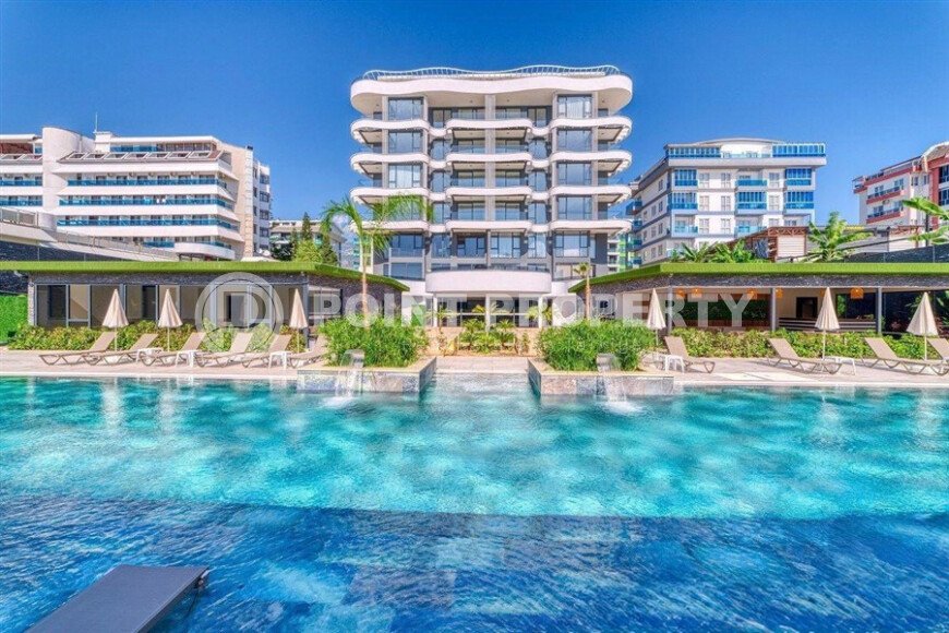 Apartment with a view, 67 m², Kargicak district, first line, sea view-id-10639-photo-17