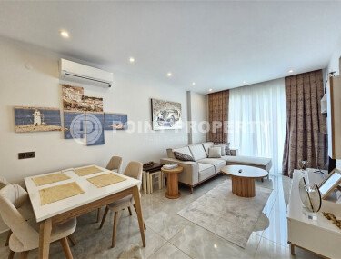 Bright apartment 60 m², Mahmutlar district, direct sea view-id-10640-photo-2