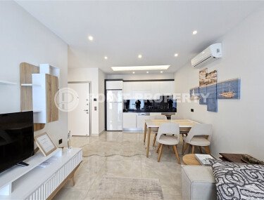 Bright apartment 60 m², Mahmutlar district, direct sea view-id-10640-photo-4