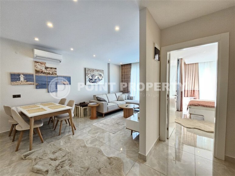 Bright apartment 60 m², Mahmutlar district, direct sea view-id-10640-photo-5