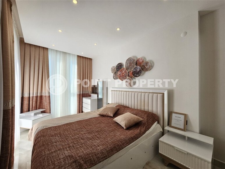 Bright apartment 60 m², Mahmutlar district, direct sea view-id-10640-photo-8