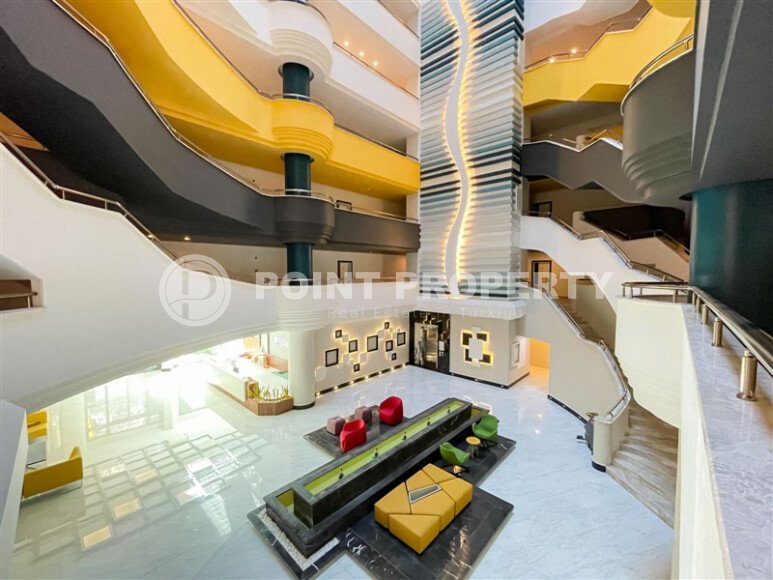 Bright apartment 60 m², Mahmutlar district, direct sea view-id-10640-photo-14