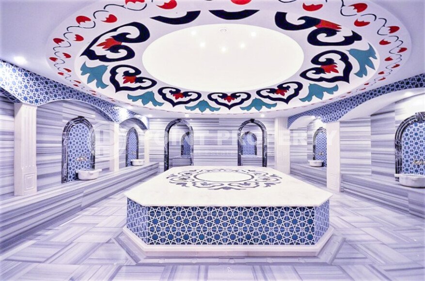 Bright apartment 60 m², Mahmutlar district, direct sea view-id-10640-photo-18