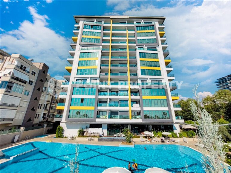 Bright apartment 60 m², Mahmutlar district, direct sea view-id-10640-photo-21