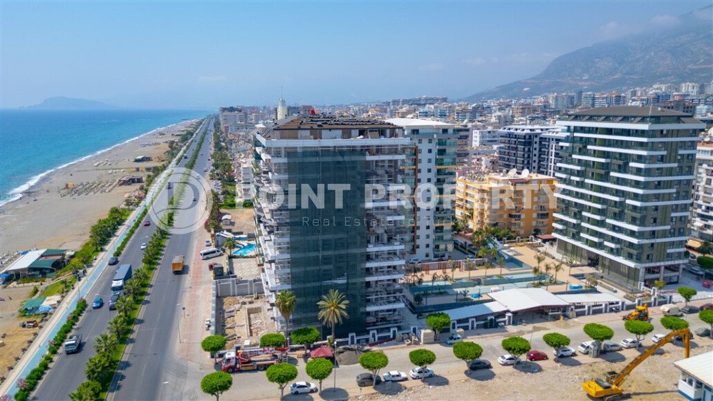Spacious 63 m² apartment on the first line with sea views and its own underground passage to the beach, Mahmutlar district-id-10641-photo-7