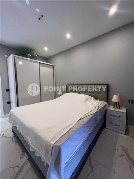 A laconic 56 m² apartment in the center of Alanya, a complex with infrastructure-id-10648-photo-5