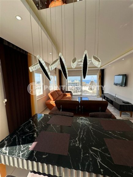 Просторный дуплекс 220 м² район Махмутлар с видом на море-id-10678-фото-2