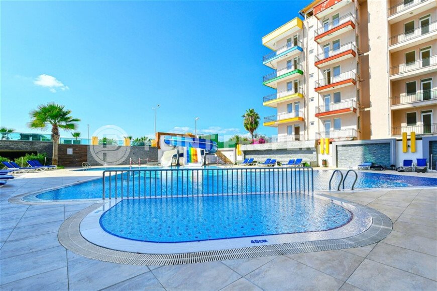 Современная квартира 85 м² район Махмутлар первая линия, вид на море-id-10685-фото-14