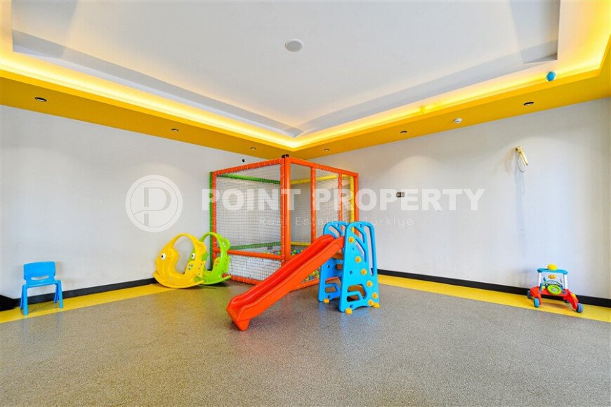 Современная квартира 85 м² район Махмутлар первая линия, вид на море-id-10685-фото-16