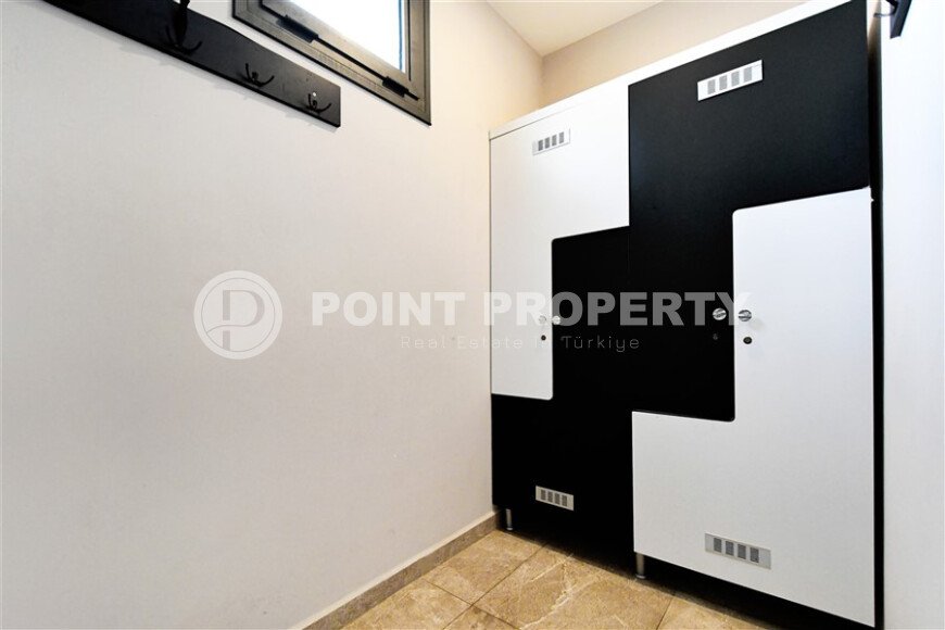 Современная квартира 85 м² район Махмутлар первая линия, вид на море-id-10685-фото-19