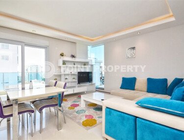 Bright apartment 2+1, 100 m² Mahmutlar area with sea views-id-10694-photo-1