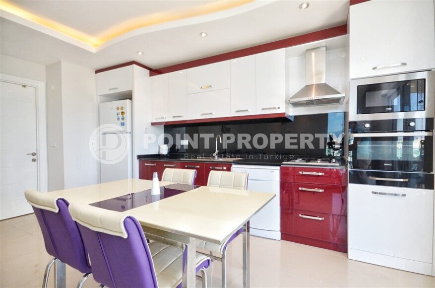 Bright apartment 2+1, 100 m² Mahmutlar area with sea views-id-10694-photo-4