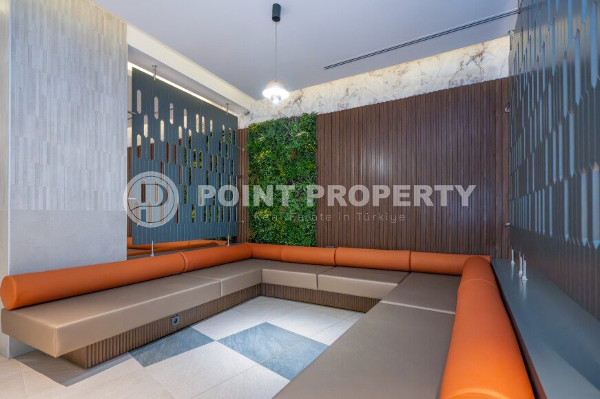 Элитные апартаменты 1+1 – 58 м² в комплексе с отелем и возможностью краткосрочной аренды, Тюрклер-id-10703-фото-15