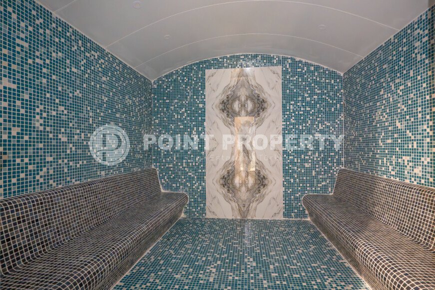 Элитные апартаменты 1+1 – 58 м² в комплексе с отелем и возможностью краткосрочной аренды, Тюрклер-id-10703-фото-17