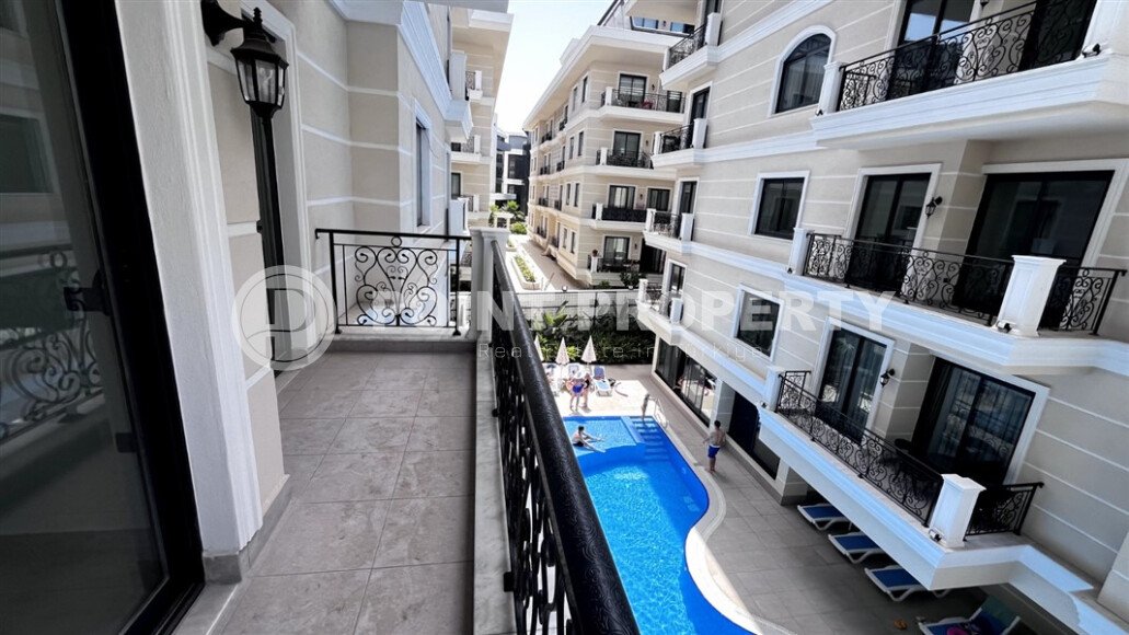 Престижные апартаменты, 58 м², центр Аланьи, пляж Клеопатры-id-10716-фото-10