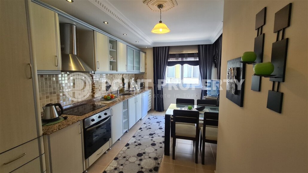 Вместительные апартаменты, 100 м², с отдельной кухней, район Сарай, пляж Клеопатры-id-10717-фото-3