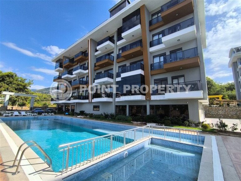 Светлая квартира 1+1 – 50 м² в новом комплексе, район Оба-id-10736-фото-1