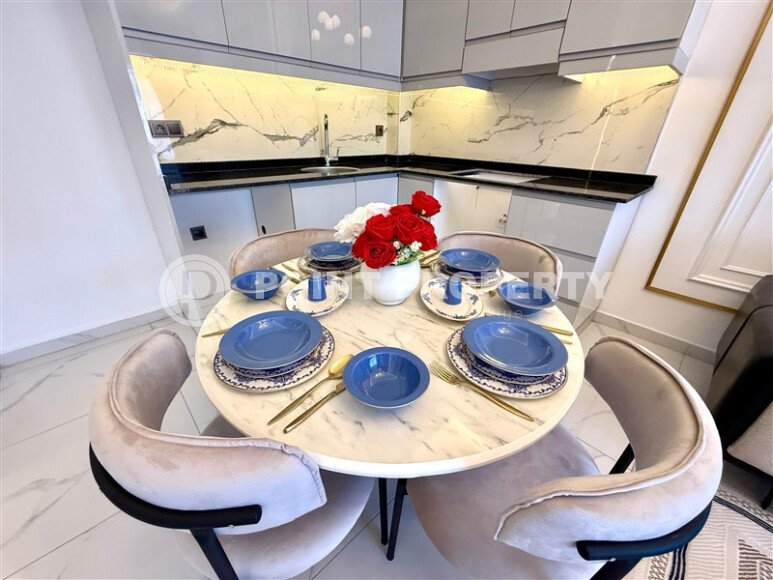 Светлая квартира 60 м² в современном комплексе, недалеко от моря, район Каргыджак-id-10740-фото-8