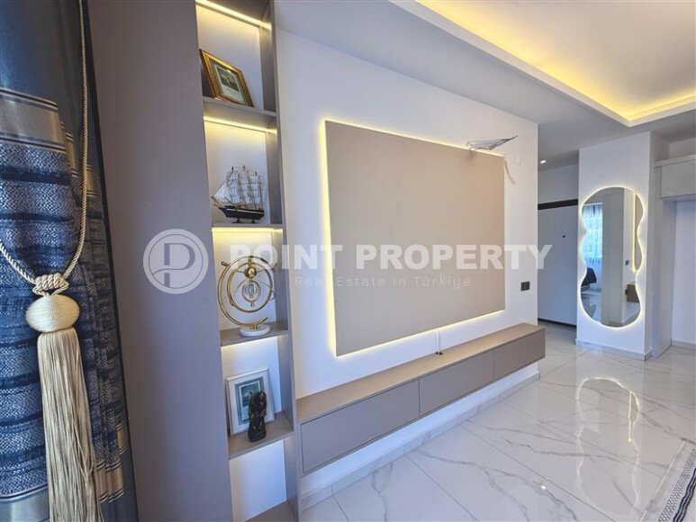 Светлая квартира 60 м² в современном комплексе, недалеко от моря, район Каргыджак-id-10740-фото-24