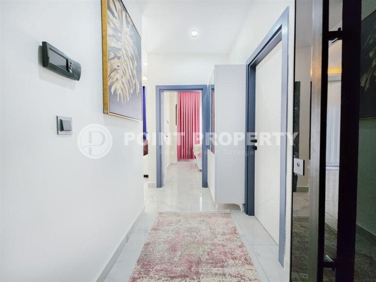 Солнечная квартира 1+1 50 м² в район Авсаллар с видом на горы и бассейн-id-10746-фото-8