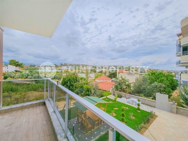 Солнечная квартира 1+1 50 м² в район Авсаллар с видом на горы и бассейн-id-10746-фото-12