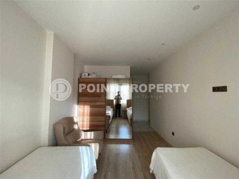 Spacious apartment 110 m² in the center of Alanya, separate kitchen, residence permit, Keykubat beach-id-10749-photo-7